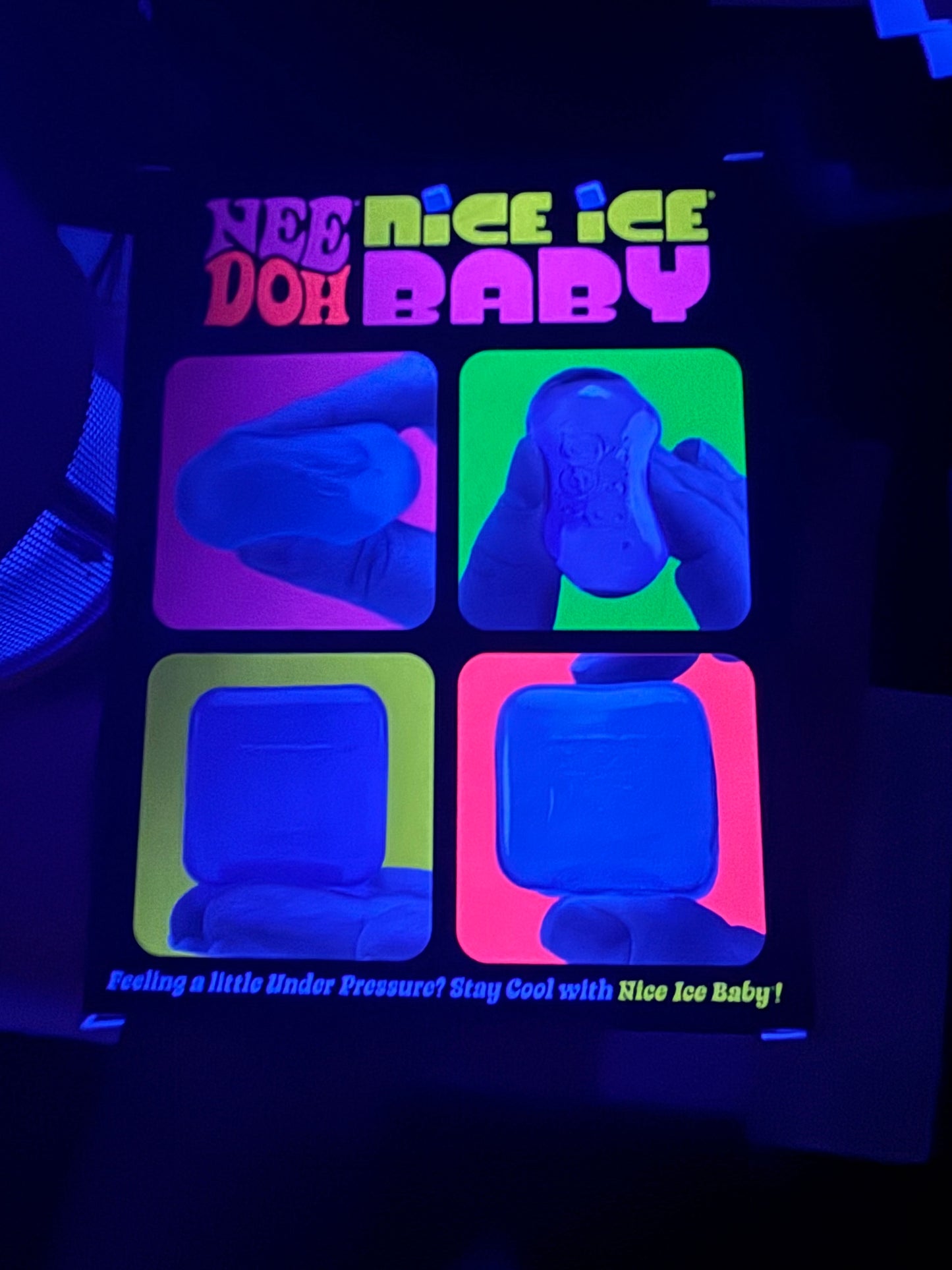 NeeDoh Nice Ice Baby 4-Pack Mini Sensory Cubes – Assorted Colors