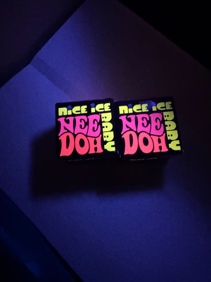 Additional product view of Schylling NeeDoh Nice Ice Baby mini sensory cube in an assorted color
